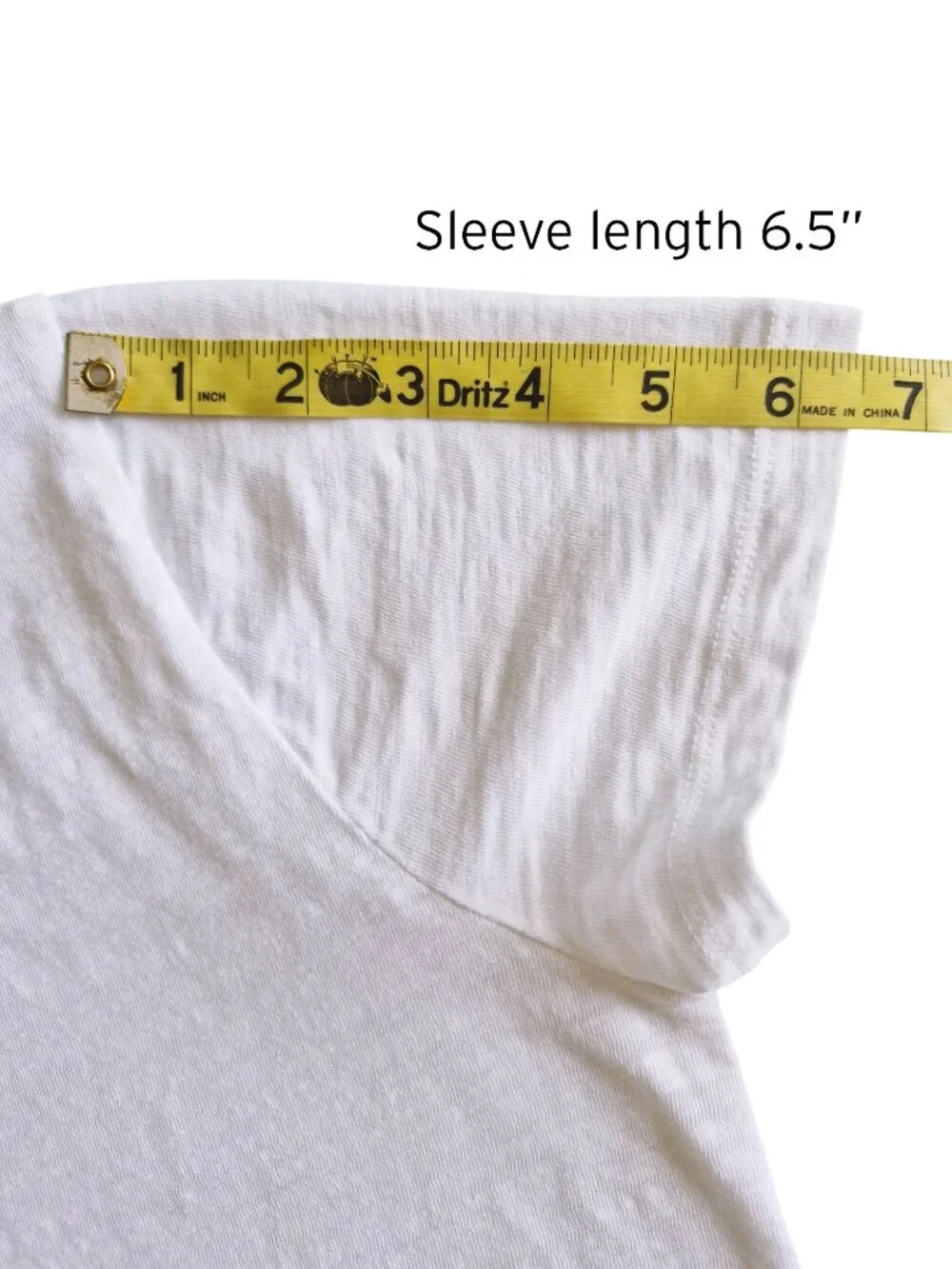 J. Crew Short Sleeve Girlfriend Tee 100% Cotton White Size M